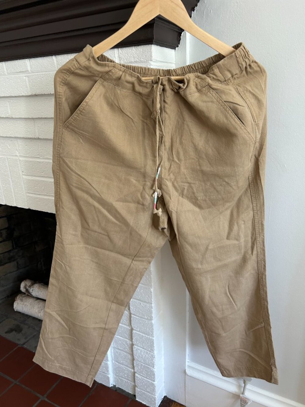 J. Crew Tan Pants Size Large Petite NWT